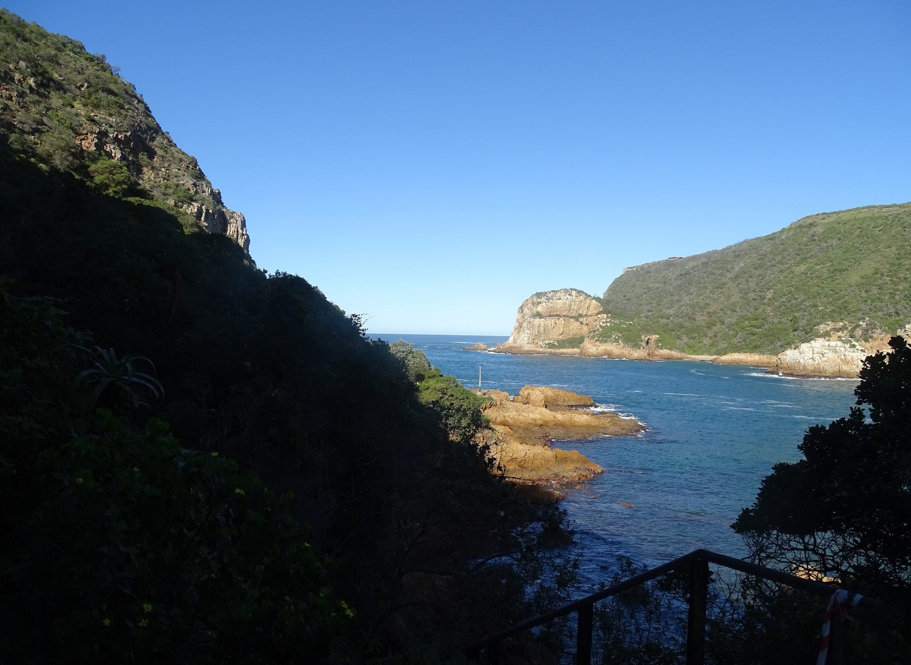 The Knysna Heads, where the lagoon meets the Indian Ocean